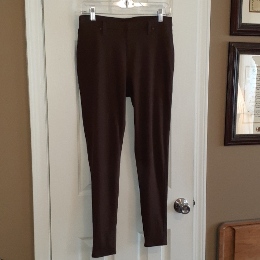 Brown Time and Tru Jeggings NWOT Size MED (8-10)